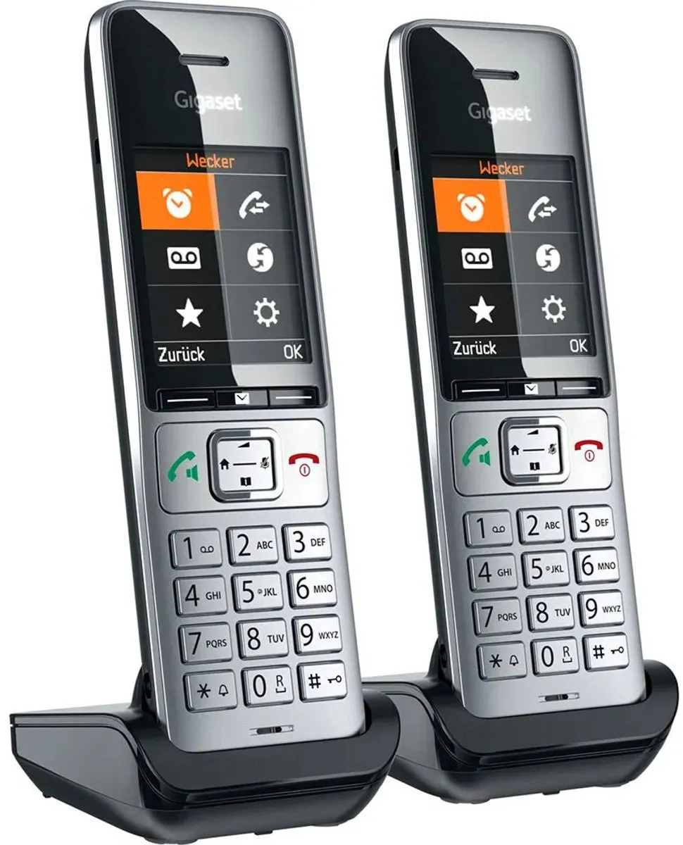 Gigaset COMFORT 500HX Duo DECT Handset - 2 Stuks - Zwart/Zilver