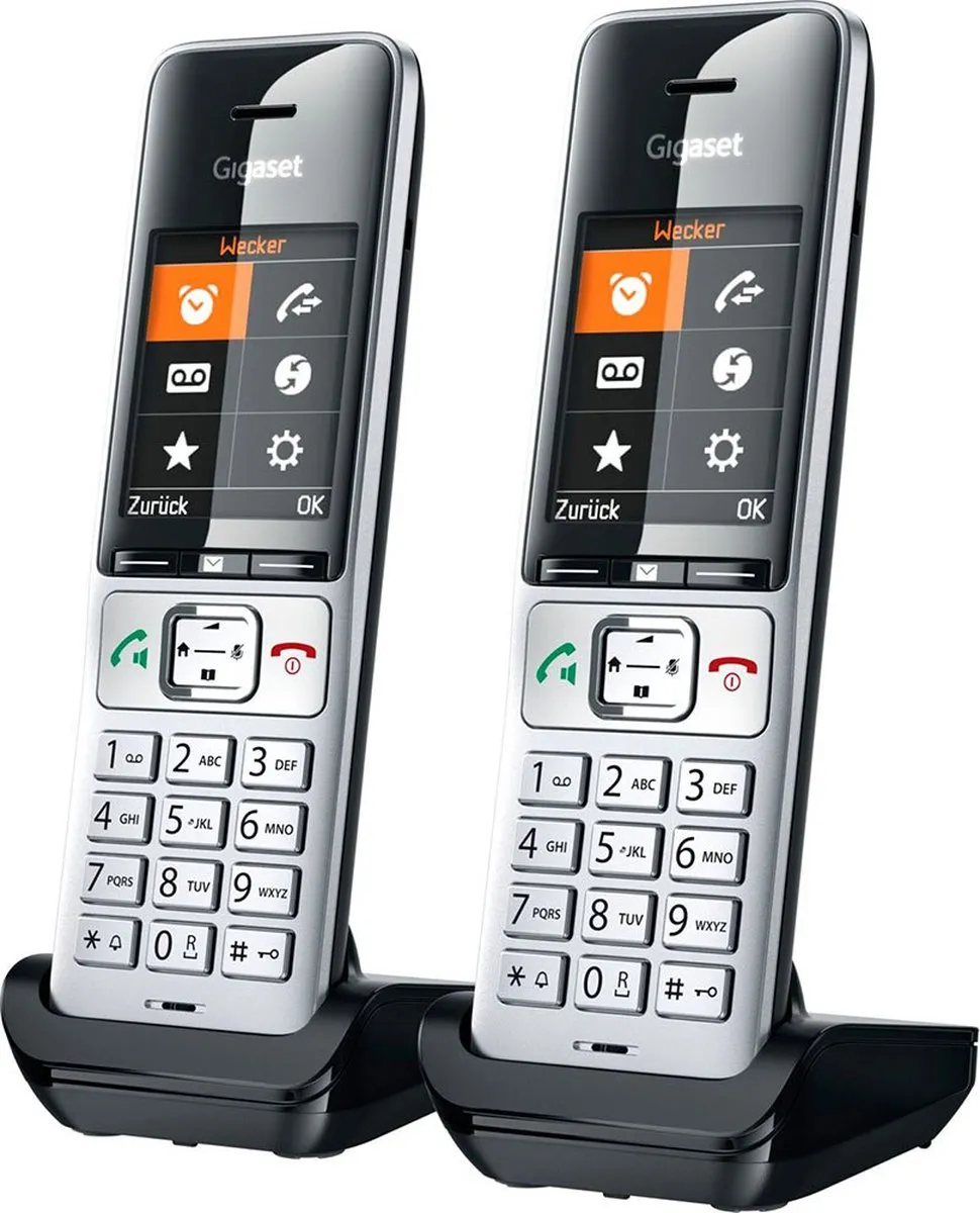 Gigaset COMFORT 500HX Duo DECT Handset - 2 Stuks - Zwart/Zilver - afbeelding 6 van 6