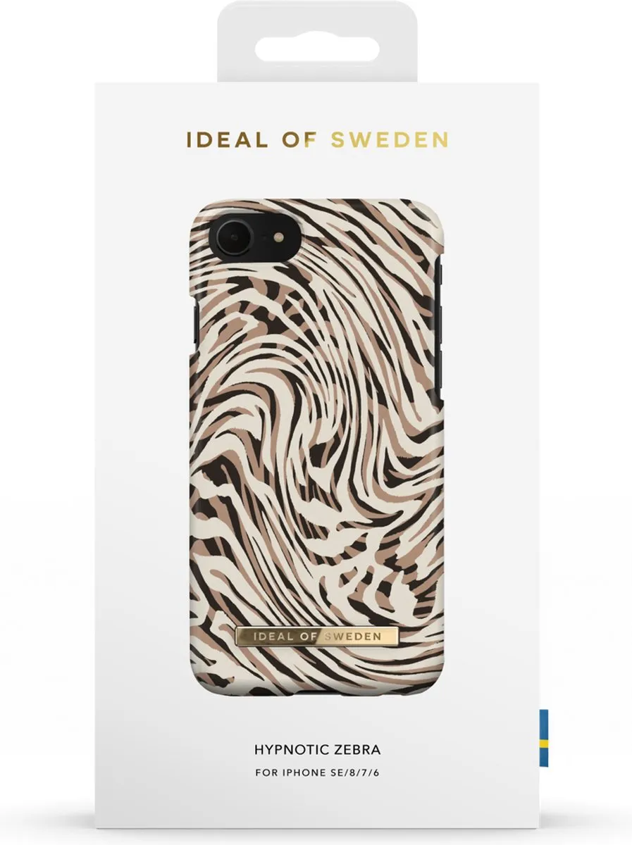iDeal of Sweden Fashion Case iPhone 8/7/6/6s/SE Hypnotic Zebra - afbeelding 6 van 6