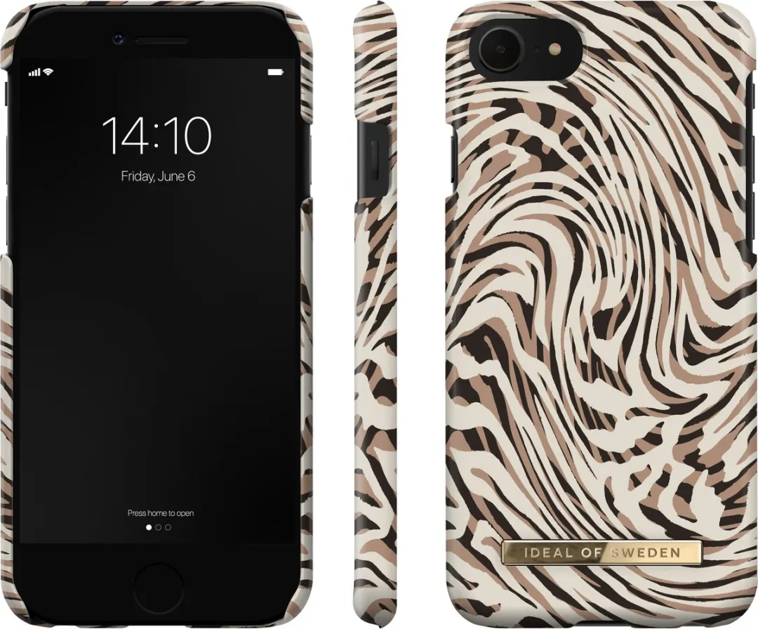 iDeal of Sweden Fashion Case iPhone 8/7/6/6s/SE Hypnotic Zebra - afbeelding 4 van 6