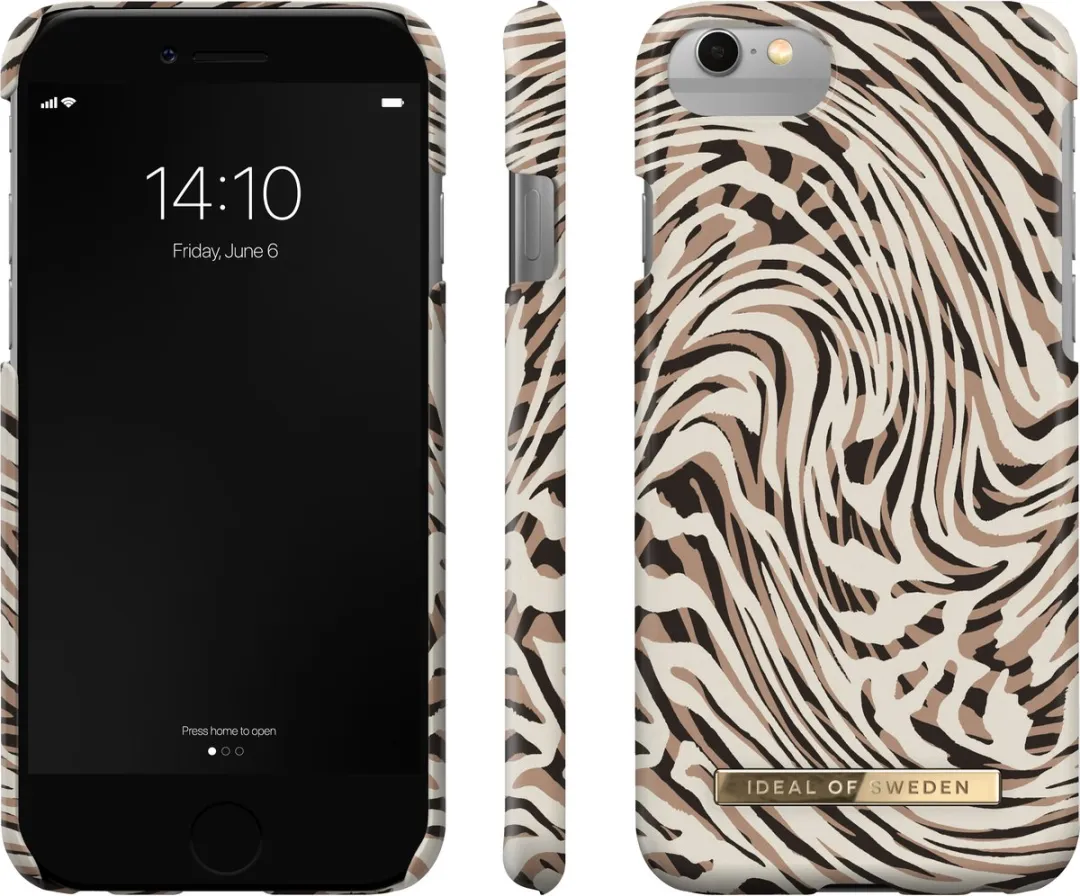 iDeal of Sweden Fashion Case iPhone 8/7/6/6s/SE Hypnotic Zebra - afbeelding 3 van 6