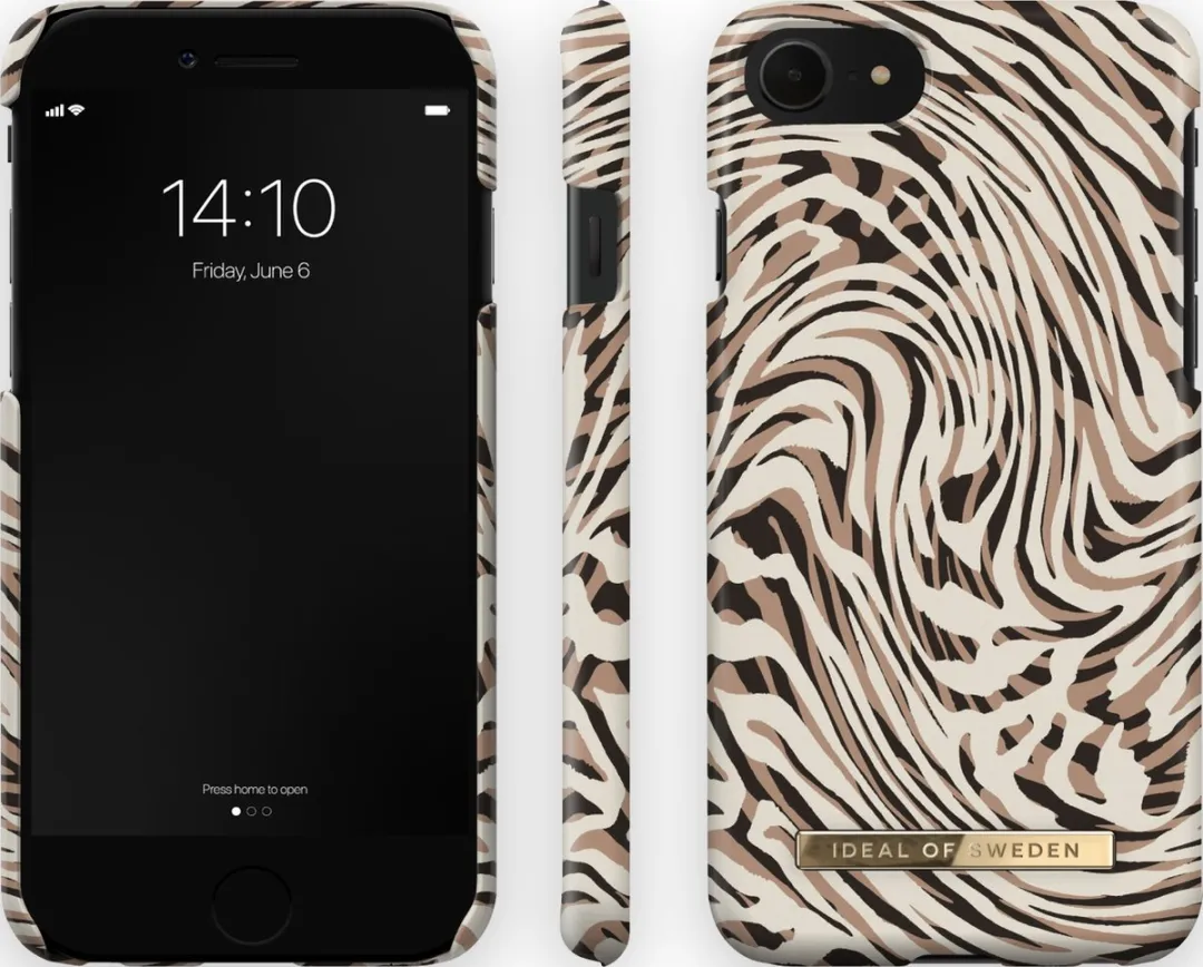 iDeal of Sweden Fashion Case iPhone 8/7/6/6s/SE Hypnotic Zebra - afbeelding 5 van 6