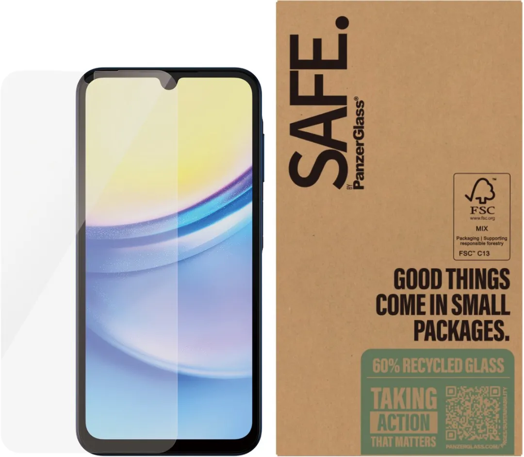 PanzerGlass SAFE. Screen Protector Samsung Galaxy A16 5G - Ultra-Wide Fit