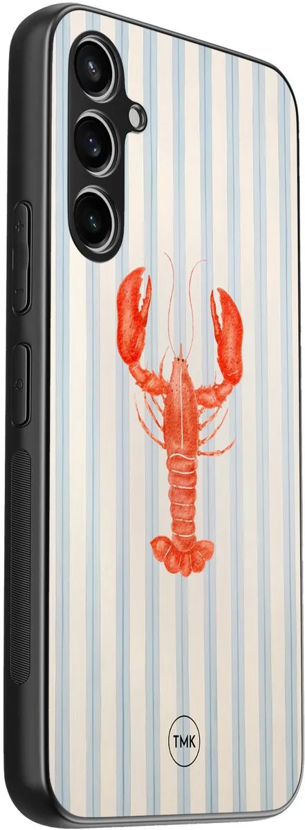Casevibes Hoesje Samsung Galaxy A54 - Blauw Kreeft - TPU