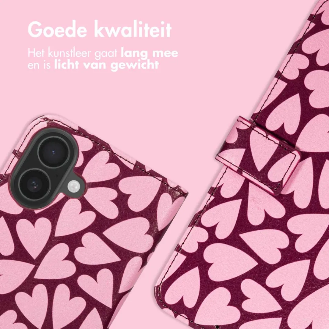 Imoshion Hoesje iPhone 17 - 3 Pasjes - Hearty Blush