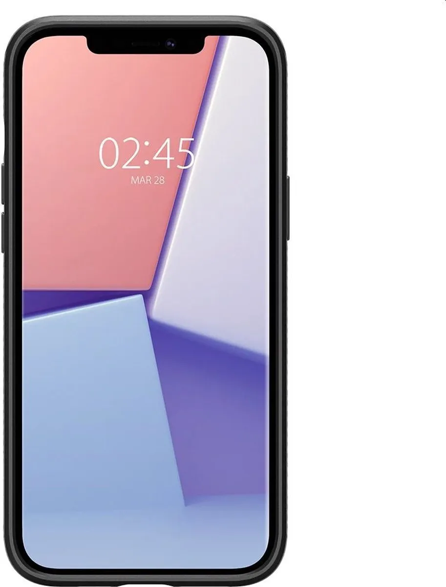 Spigen Liquid Air TPU Hoesje iPhone 12/12 Pro - Zwart - afbeelding 6 van 6