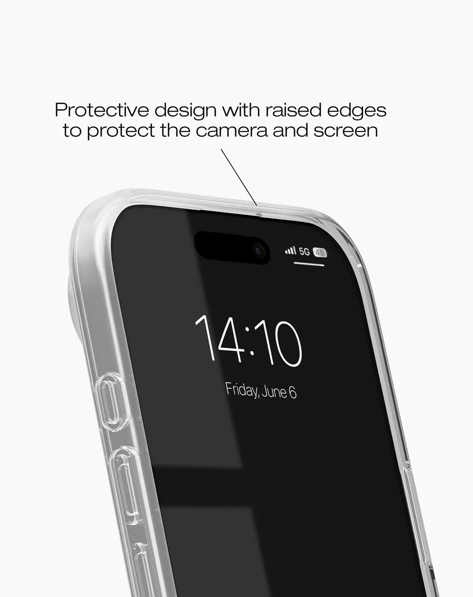 iDeal of Sweden Clear Case iPhone 17 Air - Mid Shimmer