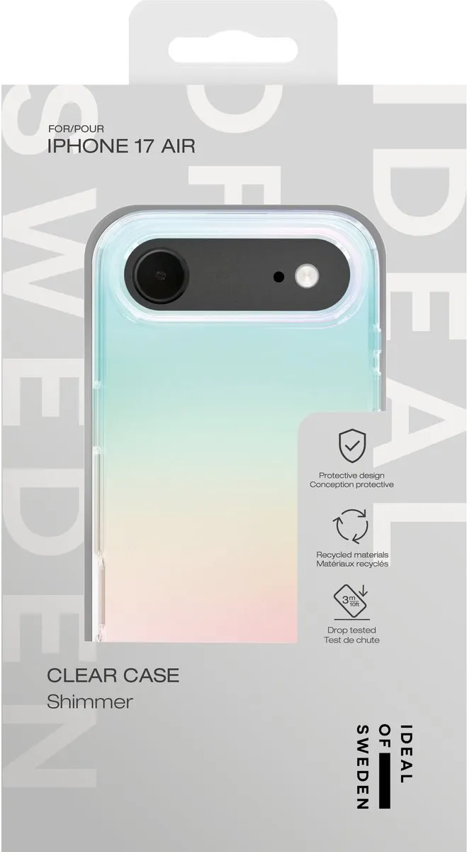 iDeal of Sweden Clear Case iPhone 17 Air - Mid Shimmer - afbeelding 6 van 6