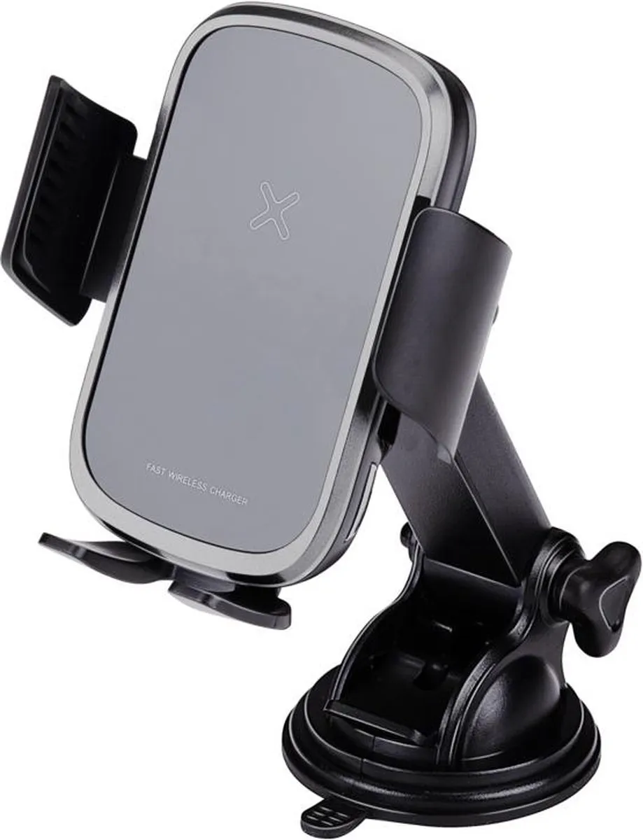 Dunlop Auto Telefoonhouder met Qi Oplader