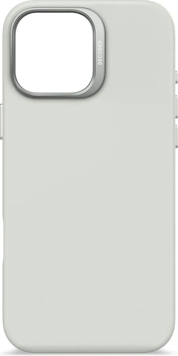 Decoded Siliconen Hoesje iPhone 15 Pro Max - Stone Grijs