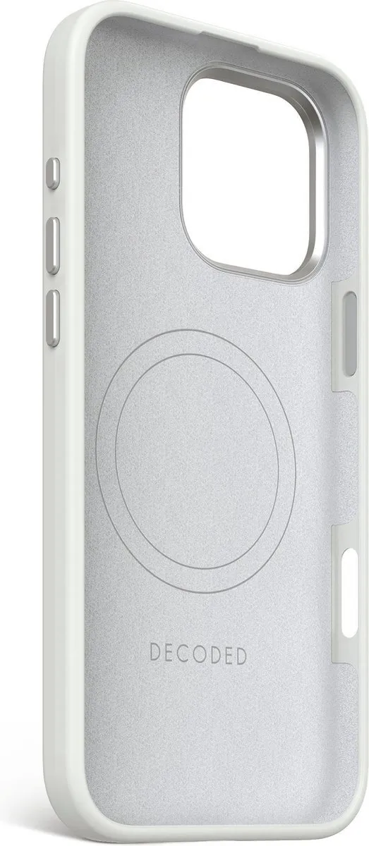 Decoded Siliconen Hoesje iPhone 15 Pro Max - Stone Grijs