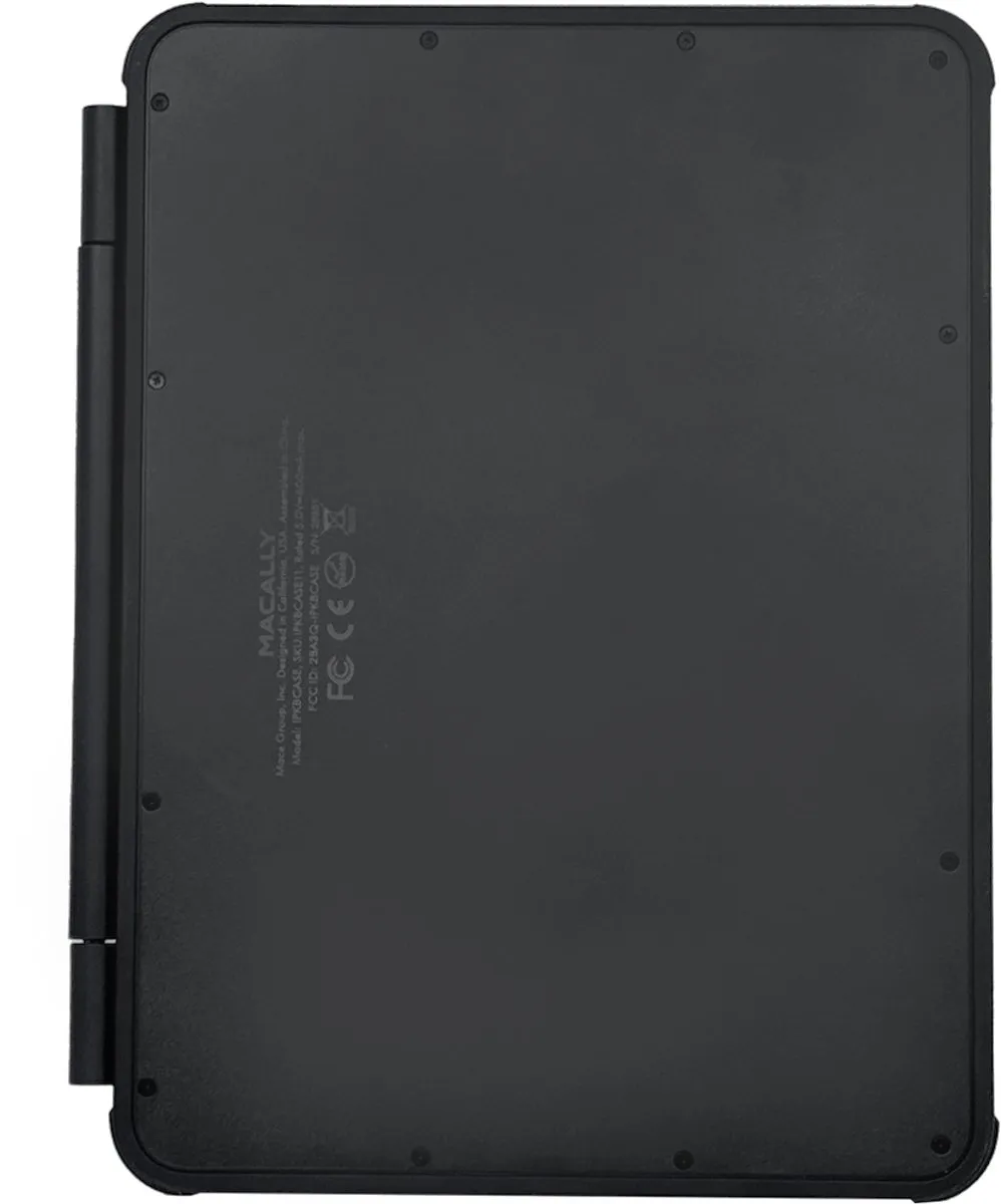 Macally IPKBCASE11 Toetsenbord Folio Hoes - iPad 11e/10e Gen - Donker grijs