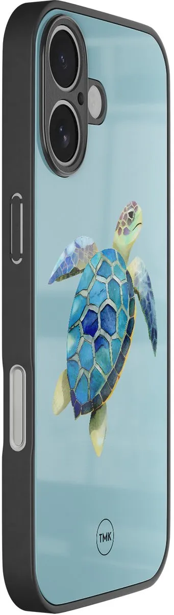 Casevibes iPhone 17 Hoesje Schildpad Blauw - TPU Luxe