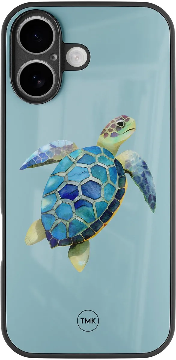 Casevibes iPhone 17 Hoesje Schildpad Blauw