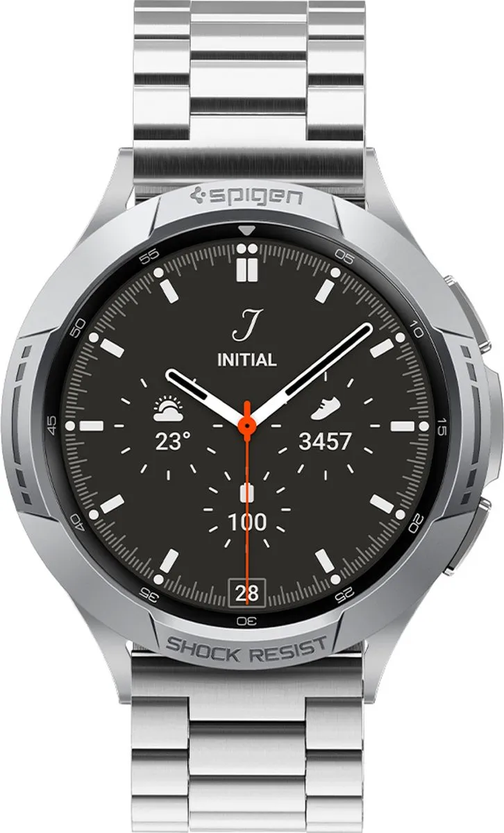 Spigen Chrono Shield Samsung Galaxy Watch 4 Classic 46mm - Zilver