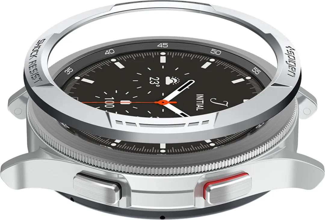 Spigen Chrono Shield Samsung Galaxy Watch 4 Classic 46mm - Zilver