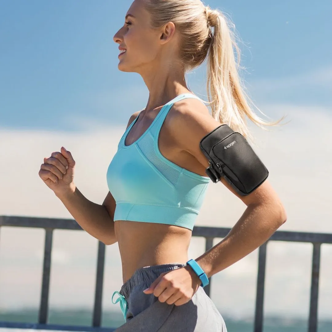Spigen A702 Dynamische Shield Armband - Zwart