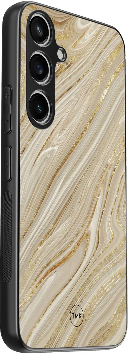 Casevibes Galaxy A55 TPU Hoesje - Golden Marble