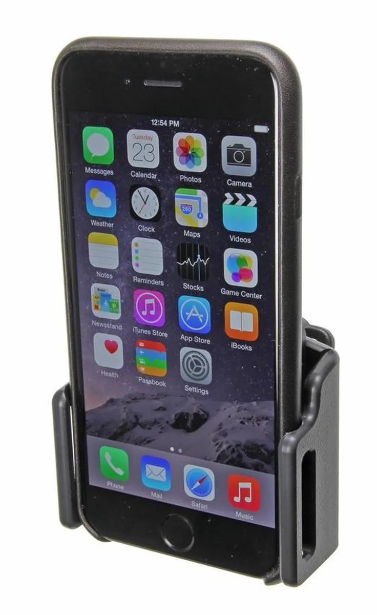 Brodit 511666 Telefoonhouder iPhone 6/7/8/X/XS - Zwart