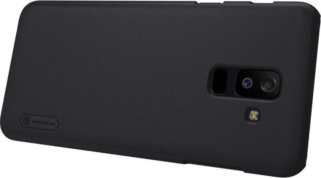 Nillkin Super Frosted Shield Backcover Samsung Galaxy A6+ 2018 - Zwart - afbeelding 6 van 6