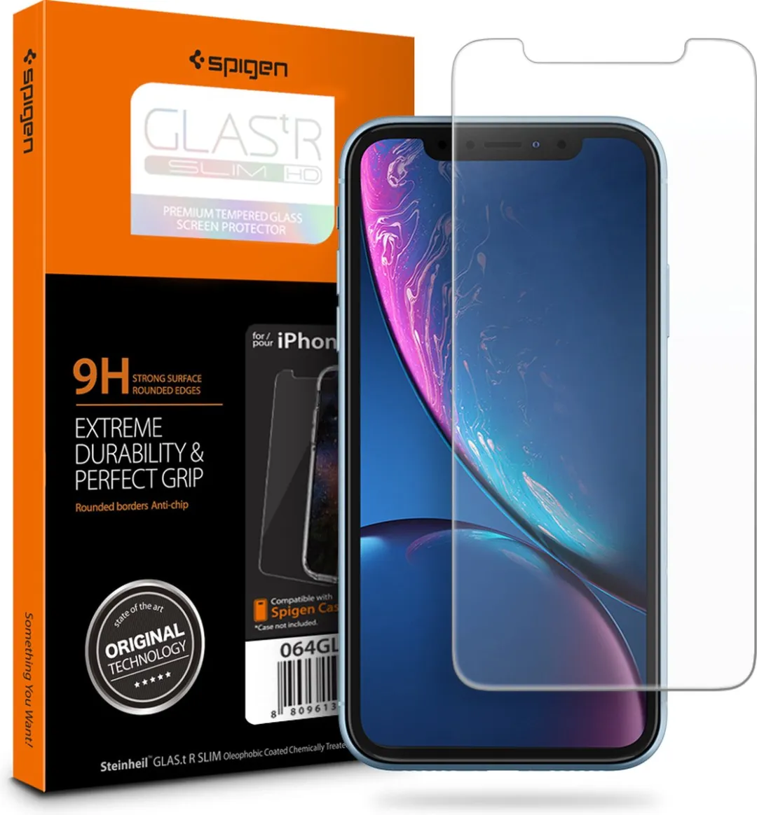 Spigen Glas.tR Slim iPhone 11/XR Beschermglas 064GL24527