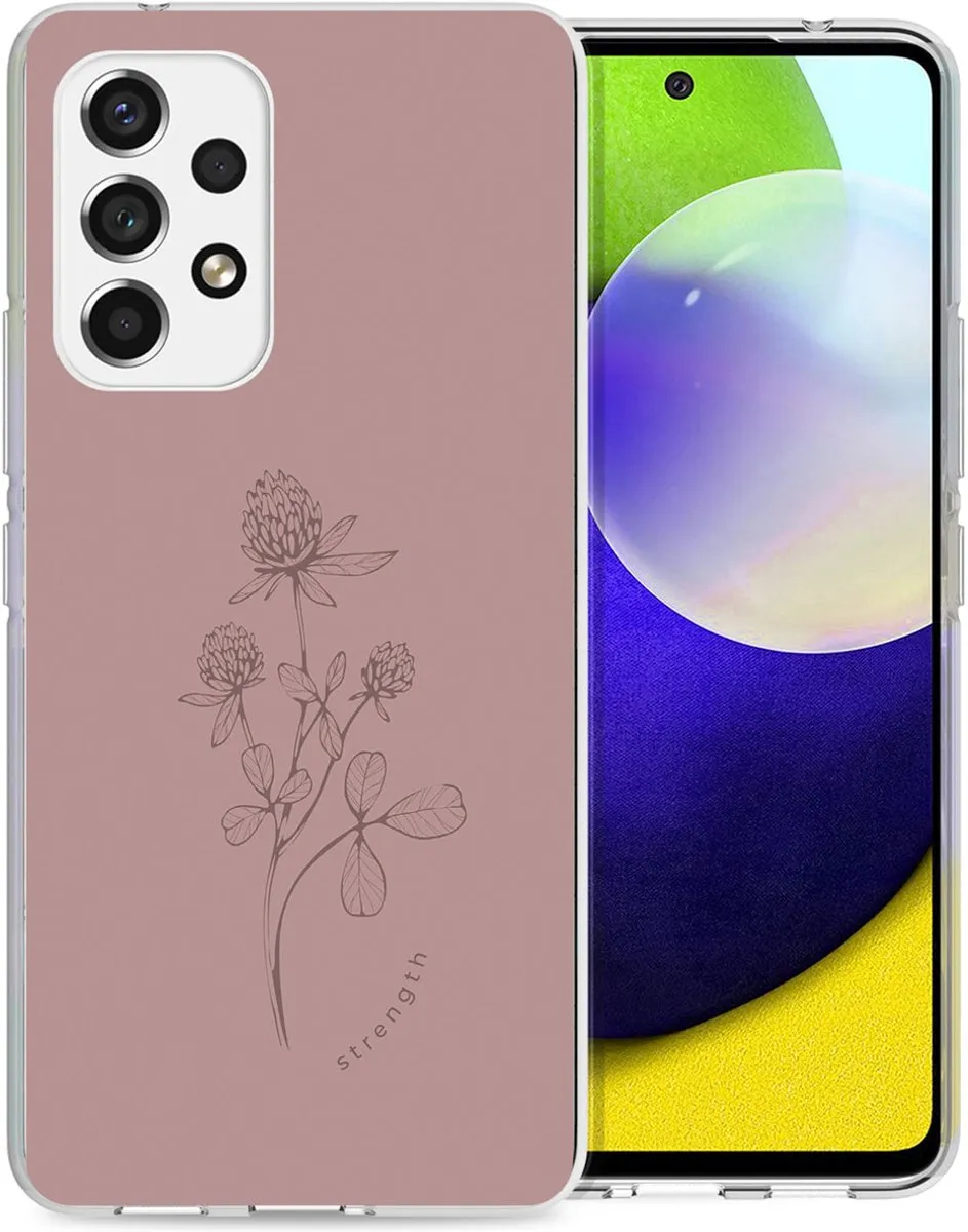 Imoshion Hoesje Samsung Galaxy A53 Floral Pink