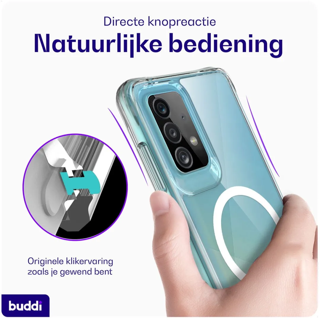 Buddi Core Hoesje Samsung Galaxy A52 - MagSafe - Transparant