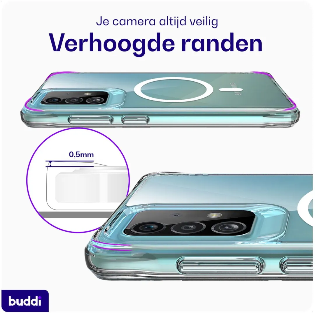 Buddi Core Hoesje Samsung Galaxy A52 - MagSafe - Transparant