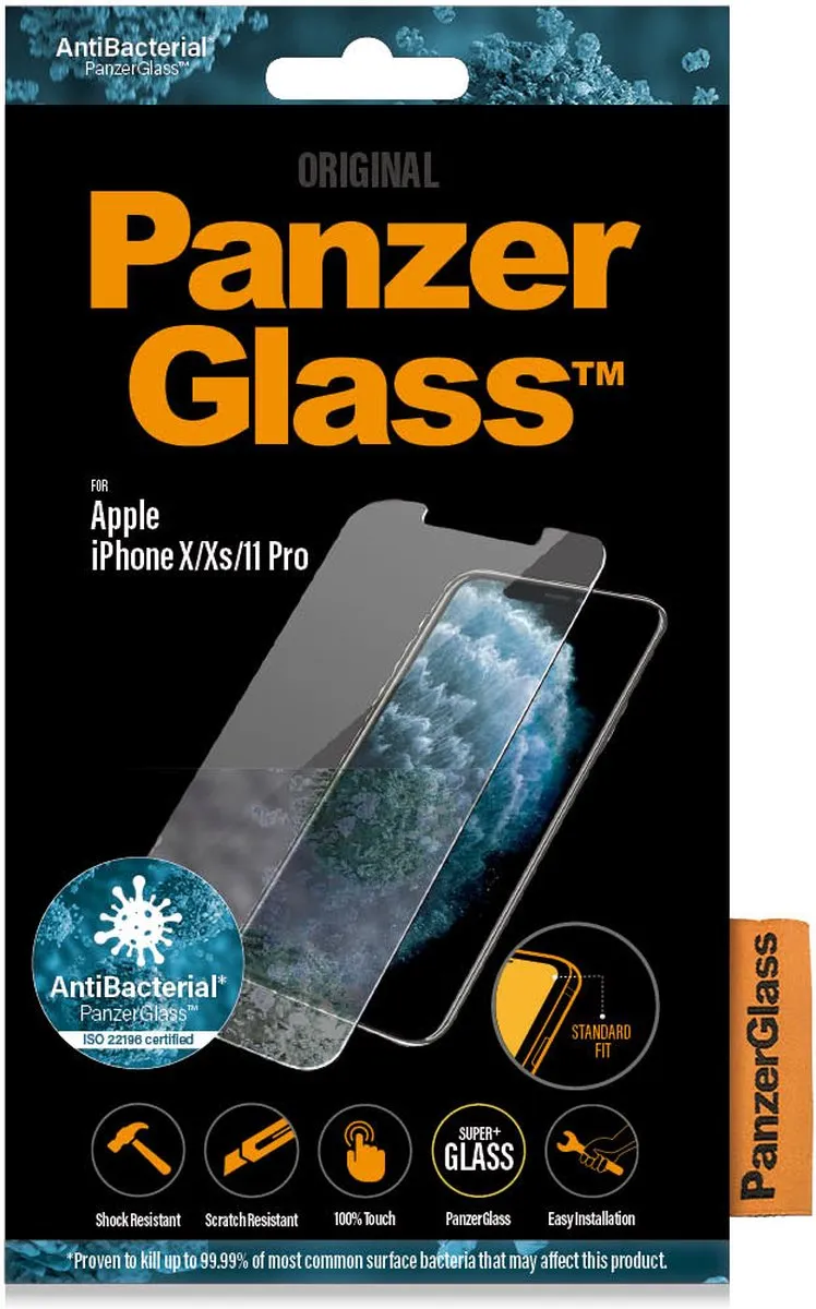 PanzerGlass PZ-2661 Screenprotector iPhone Xs - Glas