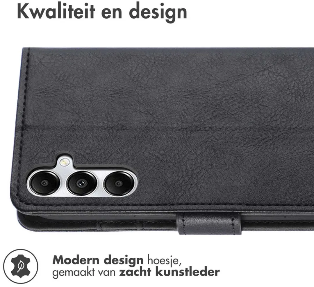 Imoshion Hoesje Samsung Galaxy A56 - 3 Pasjes - Zwart