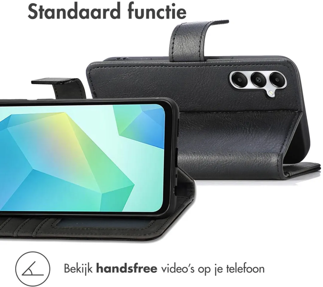 Imoshion Hoesje Samsung Galaxy A56 - 3 Pasjes - Zwart