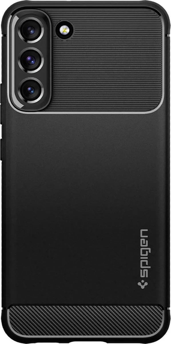 Spigen Rugged Armor ACS03952 Hoesje - Samsung Galaxy S22 Plus - Zwart - afbeelding 6 van 6