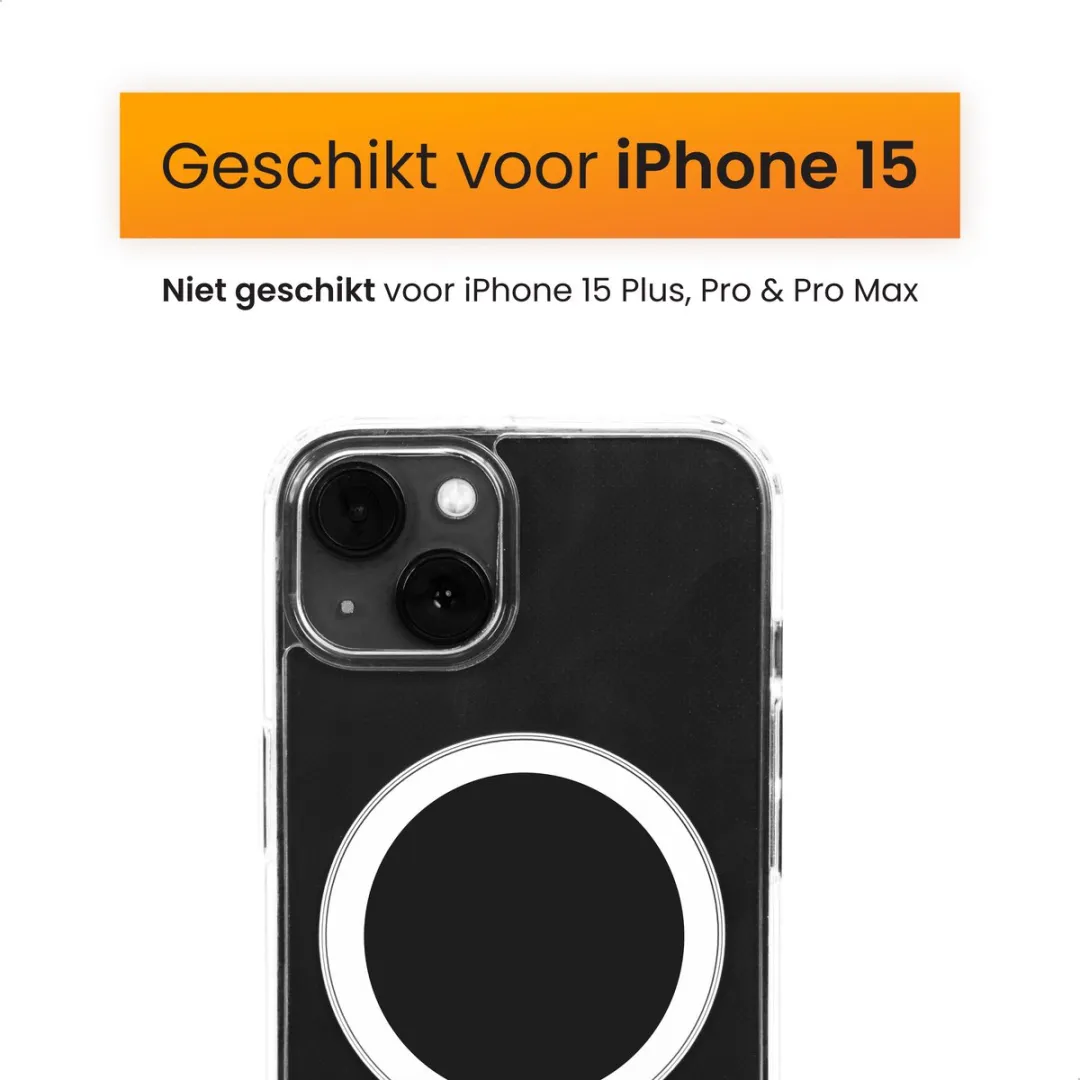 R2B Amersfoort iPhone 15 Hoesje - Transparant - MagSafe