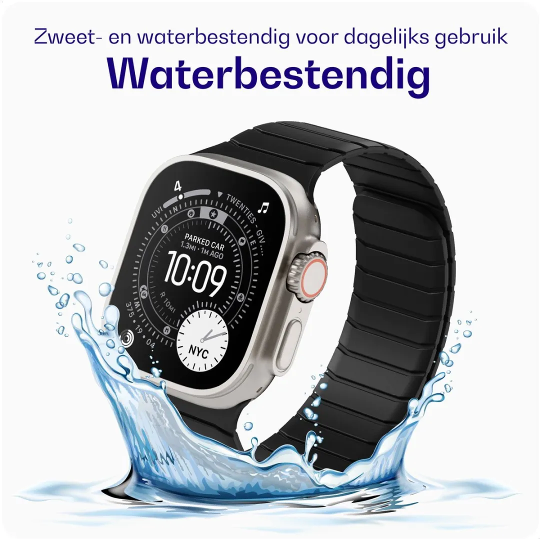 Buddi Fuse Magnetisch Bandje Apple Watch - 38/40/41/42mm - Zwart