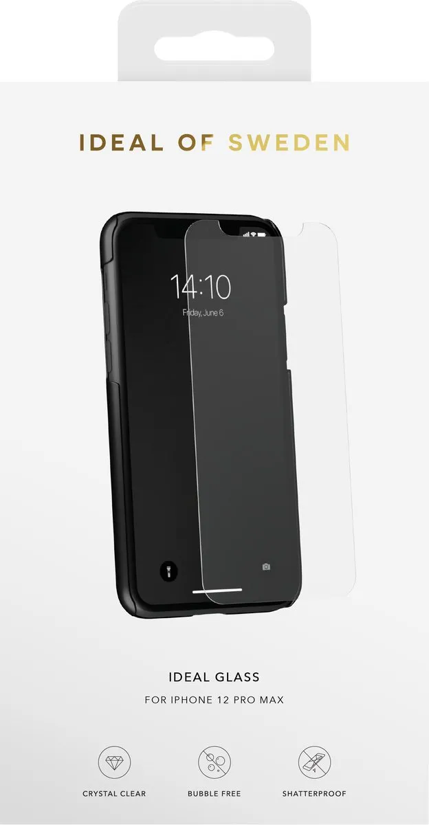 iDeal of Sweden iDeal Glass iPhone 12 Pro Max Glasbeschermer