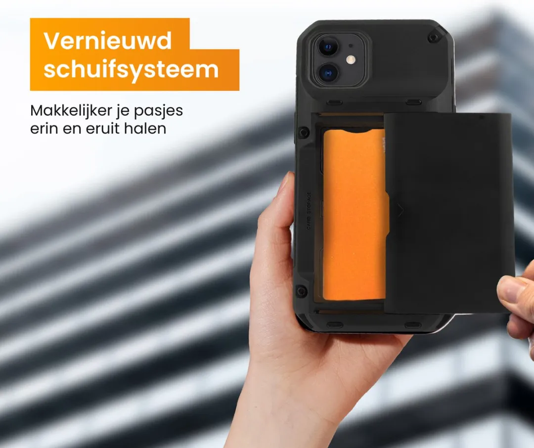 R2B Zeist iPhonehoesje - 4 Pasjes - Zwart