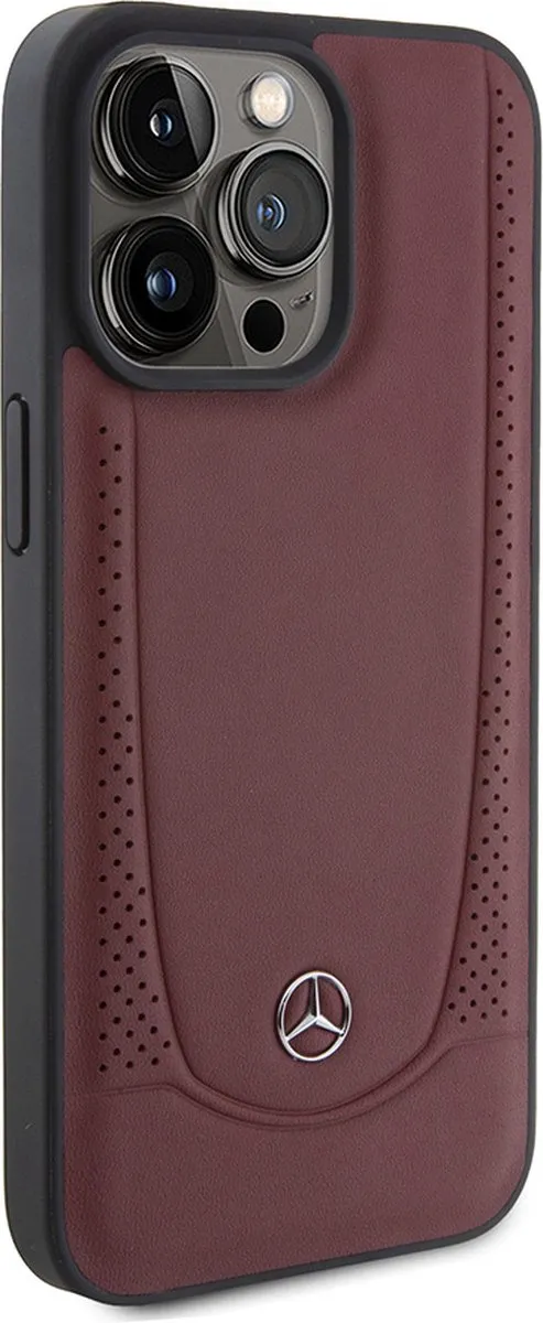 Mercedes-Benz iPhone 15 Pro Backcase - Effen Rood