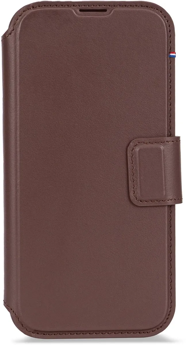 Decoded 2-in-1 Wallet Hoesje iPhone 17 - Premium ECCO Leer - Bruin - afbeelding 6 van 6