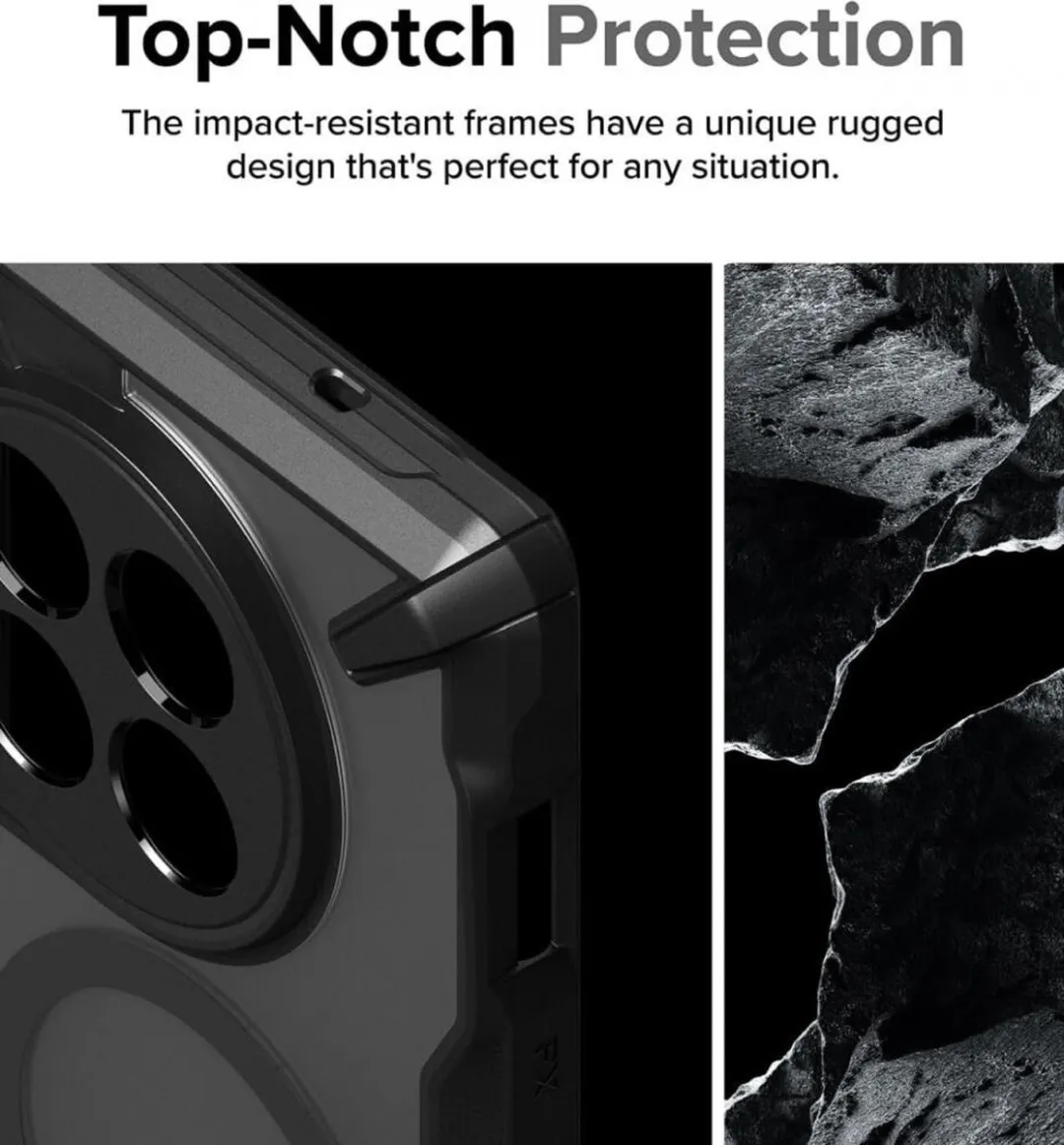 Ringke Fusion X Magnetic Hoesje OnePlus 12 - Zwart