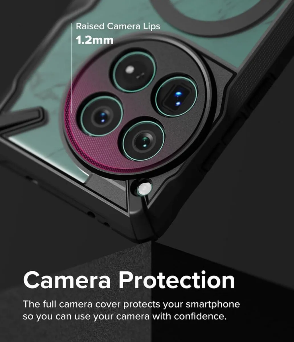 Ringke Fusion X Magnetic Hoesje OnePlus 12 - Zwart