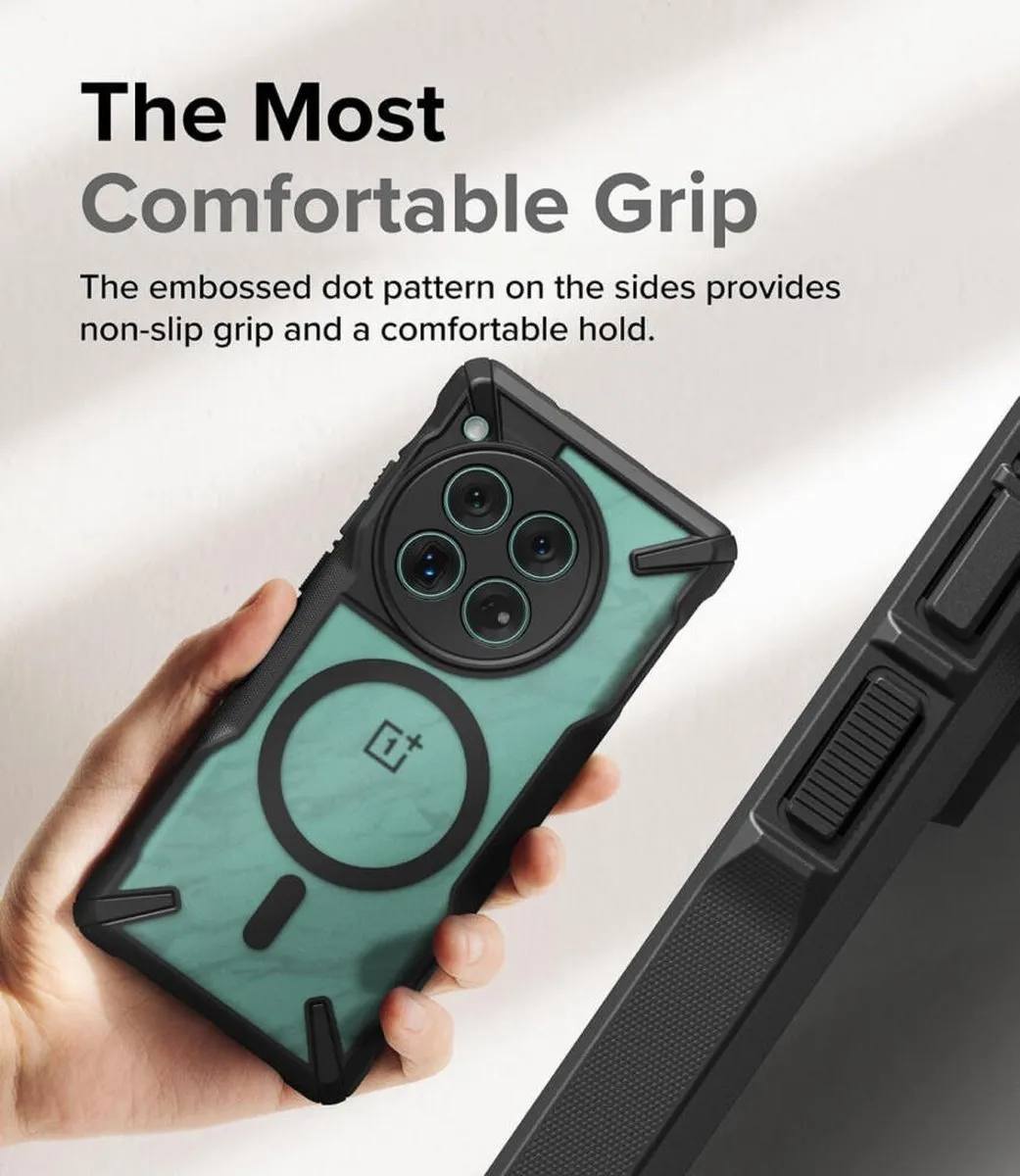 Ringke Fusion X Magnetic Hoesje OnePlus 12 - Zwart