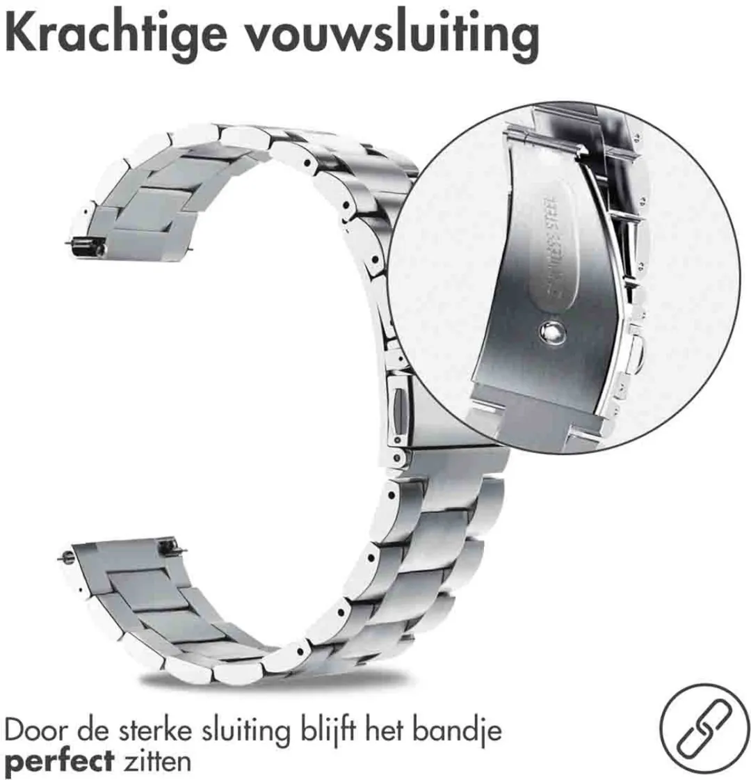 Imoshion Stalen Bandje 18mm - Smartwatch - Zilver