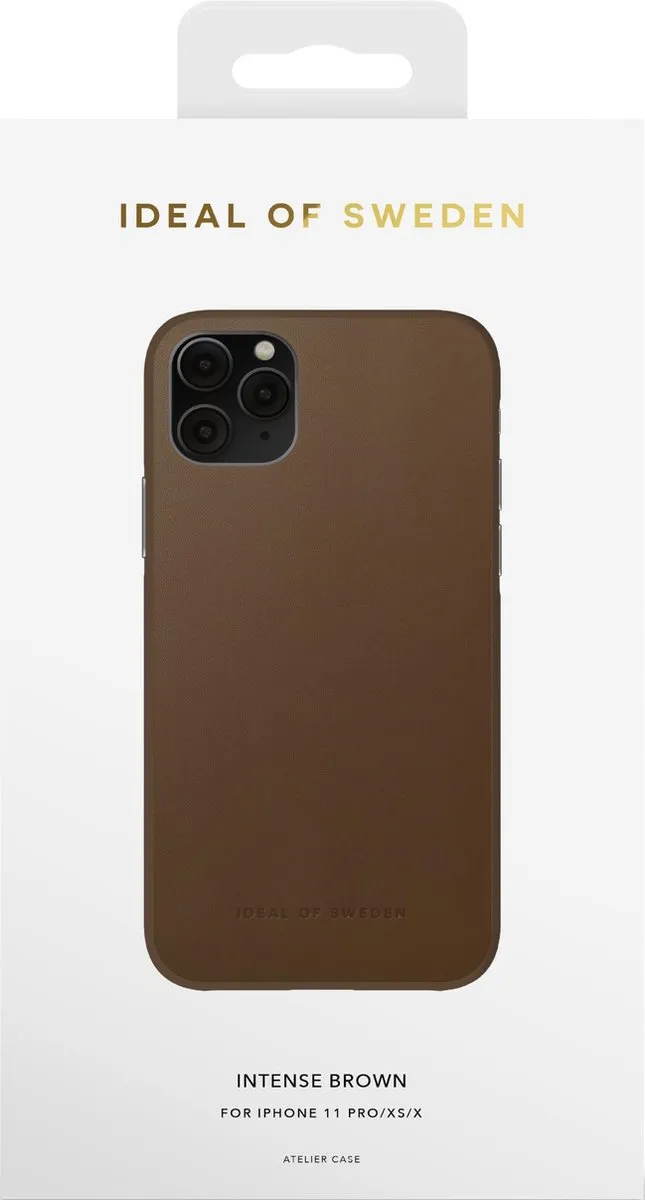 iDeal of Sweden Atelier Case Introductory Unity iPhone 11 Pro/XS/X - Intense Brown