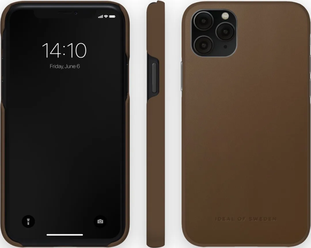 iDeal of Sweden Atelier Case Introductory Unity iPhone 11 Pro/XS/X - Intense Brown