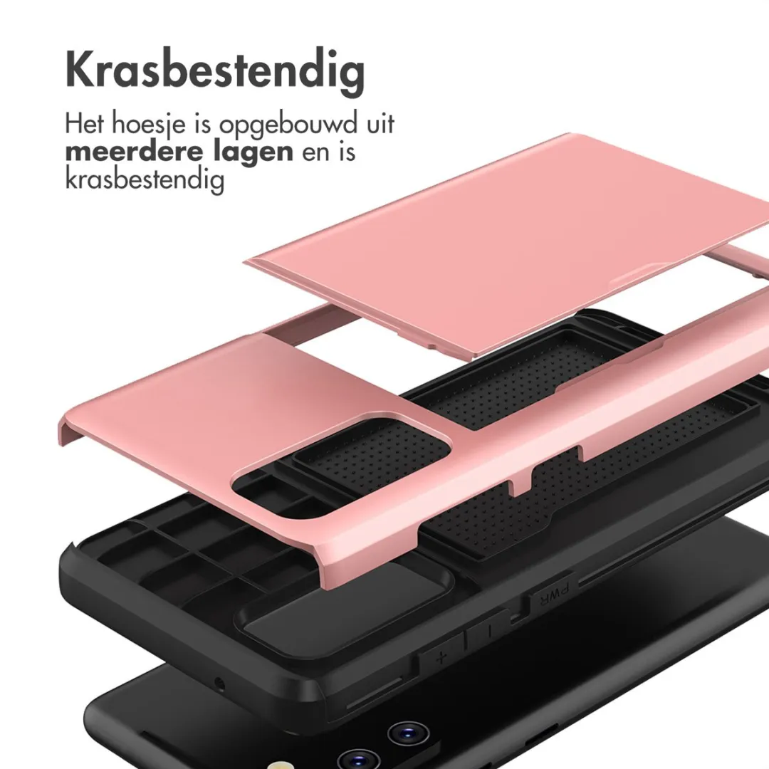 Imoshion Hoesje Samsung Galaxy S20 FE - Rosé Goud - 2 Pasjes