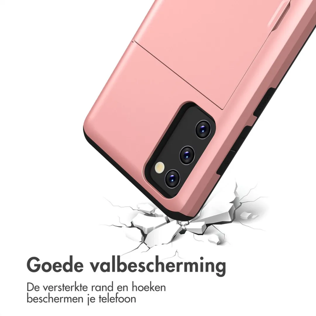 Imoshion Hoesje Samsung Galaxy S20 FE - Rosé Goud - 2 Pasjes