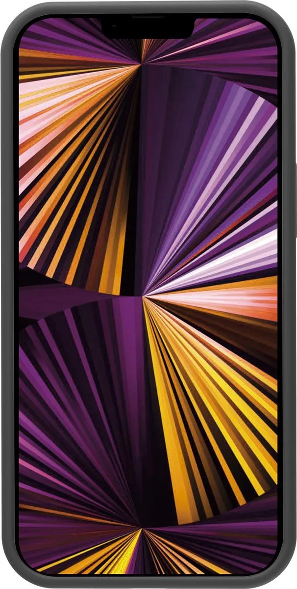 Azuri Silicon Cover iPhone 13 Mini - Zwart