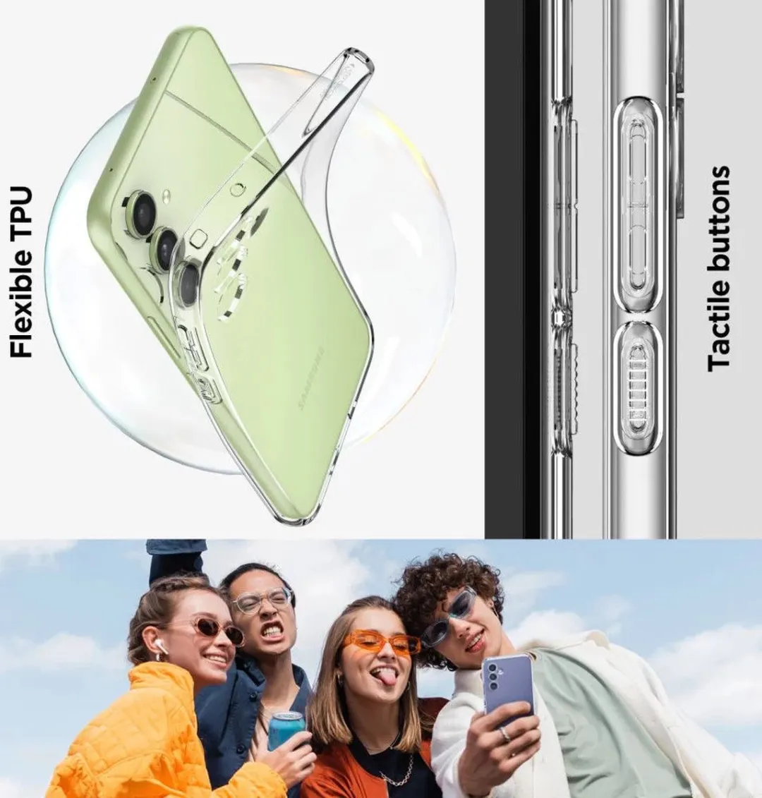 Spigen Liquid Crystal Hoesje ACS05889 - Transparant
