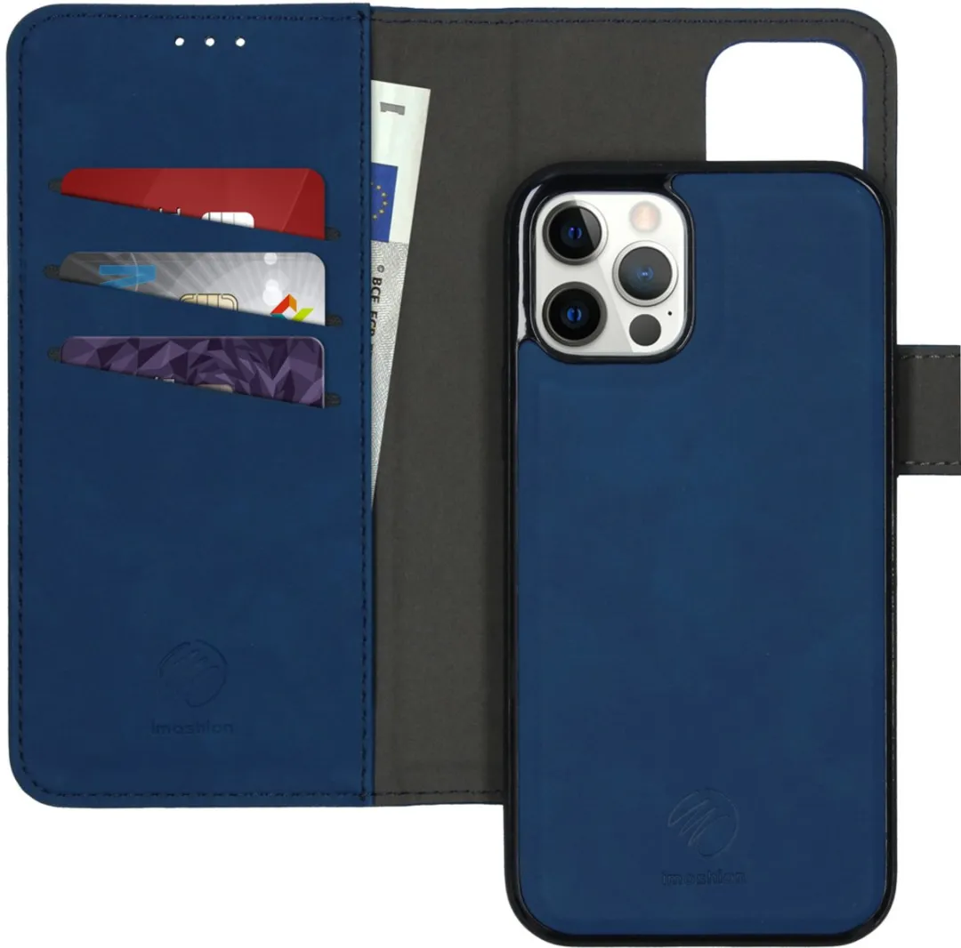Imoshion Hoesje iPhone 12/12 Pro - 2-in-1 Bookcase Blauw