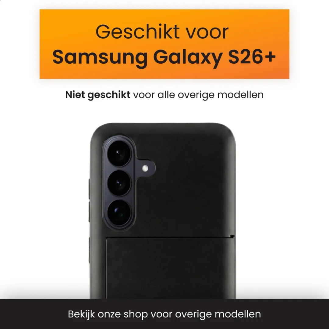 R2B Utrecht Telefoonhoesje Samsung Galaxy S26 Plus - 3 Pasjes - Zwart